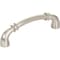 Jeffrey Alexander 96 mm Center-to-Center Satin Nickel Marie Cabinet Pull 445-96SN - alternate 1